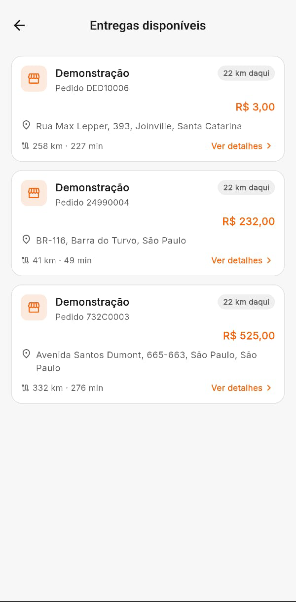 DeliveryPilot — tela 4