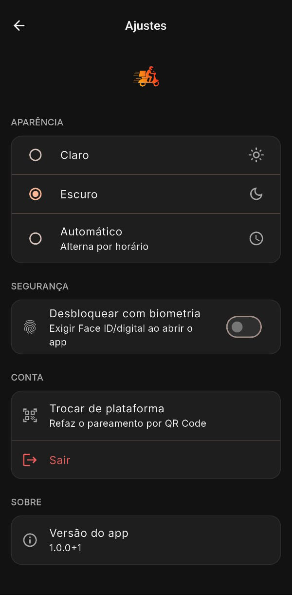 DeliveryPilot — tela 9